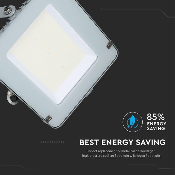LED Προβολέας 300W V-TAC PRO Samsung Chip Γκρι 100° 34500lm Αδιάβροχος IP65 Ψυχρό   6500K – 21796