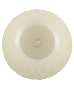 GloboStar® CANDLE 79537 Διακοσμητικό Realistic Κερί με LED Εφέ Κινούμενης Φλόγας – Μπαταρίας 3 x LR1130 Θερμό Λευκό 2700K Μπεζ D6 x H5cm