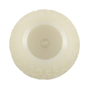 GloboStar® CANDLE 79537 Διακοσμητικό Realistic Κερί με LED Εφέ Κινούμενης Φλόγας – Μπαταρίας 3 x LR1130 Θερμό Λευκό 2700K Μπεζ D6 x H5cm