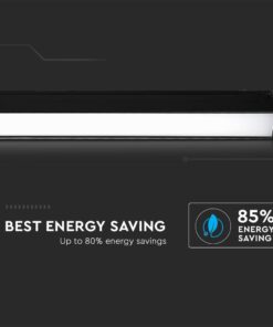 LED Μαγνητικό Φωτιστικό Ράγας 20W V-TAC Μαύρο CRI 90 24V 100° Φυσικό 4000K – 7955