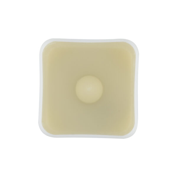 GloboStar® CANDLE 79540 ΣΕΤ 12 x Διακοσμητικά Realistic Κεράκια με LED Εφέ Κινούμενης Φλόγας – Μπαταρίας 12 x CR2032 Θερμό Λευκό 2700K Μπεζ L3.7 x W3.7 x H7.5cm