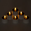GloboStar® CANDLE 79546 ΣΕΤ 6 x Αυτόνομα Ηλιακά Διακοσμητικά Realistic Κεράκια με LED Εφέ Κινούμενης Φλόγας – 400mAh Μπαταρία – Φωτοβολταϊκό Πάνελ – Θερμό Λευκό 2700K Μπεζ D5.3 x H6cm