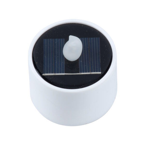 GloboStar® CANDLE 79546 ΣΕΤ 6 x Αυτόνομα Ηλιακά Διακοσμητικά Realistic Κεράκια με LED Εφέ Κινούμενης Φλόγας – 400mAh Μπαταρία – Φωτοβολταϊκό Πάνελ – Θερμό Λευκό 2700K Μπεζ D5.3 x H6cm