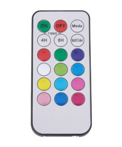 GloboStar® 79553 ΣΕΤ 3 Διακοσμητικών Realistic Κεριών με LED Εφέ Κινούμενης Φλόγας – Μπαταρίας & Ασύρματο Χειριστήριο IR Πολύχρωμα RGB Dimmable