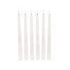 GloboStar® 79563 ΣΕΤ 6 Διακοσμητικών Realistic Κεριών Κηροπηγίου με LED Εφέ Κινούμενης Φλόγας – Μπαταρίας & Ασύρματο Χειριστήριο IR Θερμό Λευκό 2700K Dimmable
