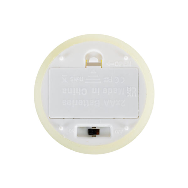 GloboStar® WISHFULL 79566 ΣΕΤ 6 Διακοσμητικών Realistic Κεριών Παραφίνης με LED Εφέ Κινούμενης Φλόγας – Μπαταρίας & Ασύρματο Χειριστήριο IR Σχέδιο Λιωμένο Κερί Θερμό Λευκό 2700K Dimmable