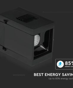 LED Μαγνητικό Φωτιστικό Ράγας 1W V-TAC Μαύρο CRI 90 24V 30° Φυσικό 4000K – 7959