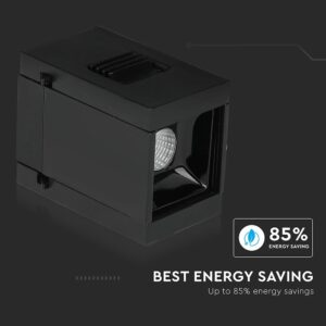 LED Μαγνητικό Φωτιστικό Ράγας 1W V-TAC Μαύρο CRI 90 24V 30° Φυσικό 4000K – 7959