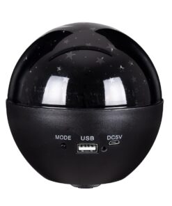 GloboStar® 79599 Επιτραπέζιο Διακοσμητικό Φωτιστικό Ειδικών Εφε NIGHT SKY STARS LED 10W DC 5V 2200mAh Επαναφορτιζόμενο με Bluetooth Speaker – Sound Activated – Καλώδιο Τροφοδοσίας USB και Ασύρματο Χειριστήριο RF 2.4Ghz Πολύχρωμo RGB Dimmable