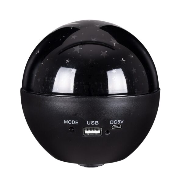 GloboStar® 79599 Επιτραπέζιο Διακοσμητικό Φωτιστικό Ειδικών Εφε NIGHT SKY STARS LED 10W DC 5V 2200mAh Επαναφορτιζόμενο με Bluetooth Speaker – Sound Activated – Καλώδιο Τροφοδοσίας USB και Ασύρματο Χειριστήριο RF 2.4Ghz Πολύχρωμo RGB Dimmable