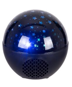 GloboStar® 79599 Επιτραπέζιο Διακοσμητικό Φωτιστικό Ειδικών Εφε NIGHT SKY STARS LED 10W DC 5V 2200mAh Επαναφορτιζόμενο με Bluetooth Speaker – Sound Activated – Καλώδιο Τροφοδοσίας USB και Ασύρματο Χειριστήριο RF 2.4Ghz Πολύχρωμo RGB Dimmable