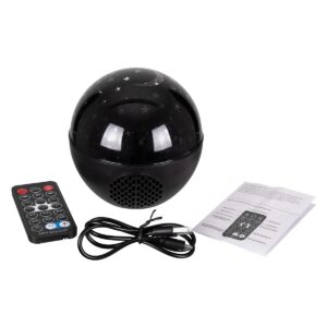 GloboStar® 79599 Επιτραπέζιο Διακοσμητικό Φωτιστικό Ειδικών Εφε NIGHT SKY STARS LED 10W DC 5V 2200mAh Επαναφορτιζόμενο με Bluetooth Speaker – Sound Activated – Καλώδιο Τροφοδοσίας USB και Ασύρματο Χειριστήριο RF 2.4Ghz Πολύχρωμo RGB Dimmable