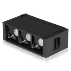 LED Μαγνητικό Φωτιστικό Ράγας 3W V-TAC Μαύρο CRI 90 24V 30° Φυσικό 4000K – 7961