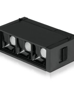 LED Μαγνητικό Φωτιστικό Ράγας 3W V-TAC Μαύρο CRI 90 24V 30° Φυσικό 4000K – 7961
