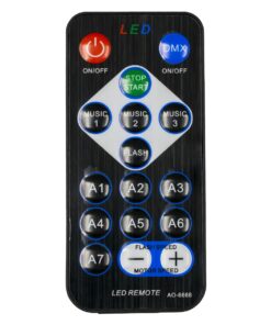 GloboStar® 79601-1 LED Party Disco Μπάλα με Περιστρεφόμενα Φωτορυθμικά Εφέ Πολύχρωμη RGB 15W με Sound Control Activated Εφέ και με Ασύρματο Χειριστήριο AC 230V IP20 Μ11 x Π8.6 x Υ13cm