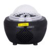 GloboStar® 79603 Μαύρο Επιτραπέζιο Διακοσμητικό Φωτιστικό Ειδικών Εφε NIGHT SKY GALAXY 3D LED 10W DC 5V 2200mAh Επαναφορτιζόμενο με Bluetooth Speaker – Sound Activated – Καλώδιο Τροφοδοσίας USB και Ασύρματο Χειριστήριο RF 2.4Ghz Πολύχρωμo RGB Dimmable