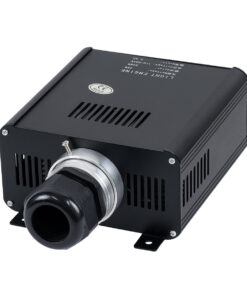 GloboStar® 79612 Μηχανή Οπτικής Ίνας Μονής Κεφαλής – Fiber Optic Light Machine Single Head LED 45W AC 220-240V με Ασύρματο Χειριστήριο RF 2.4Ghz Μ14 x Π26 x Υ8.5cm RGBW – 2 Years Warranty