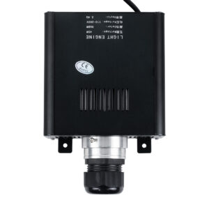 GloboStar® 79612 Μηχανή Οπτικής Ίνας Μονής Κεφαλής – Fiber Optic Light Machine Single Head LED 45W AC 220-240V με Ασύρματο Χειριστήριο RF 2.4Ghz Μ14 x Π26 x Υ8.5cm RGBW – 2 Years Warranty
