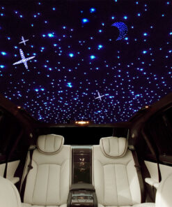 GloboStar® 79614 Κιτ Οπτικής Ίνας Optical Fiber LED 16W AC 230V με 280 Τεμ Οπτικής Ίνας Πάχους 1mm x Μήκους 2M και Ασύρματο Χειριστήριο RGBW