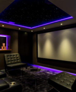 GloboStar® 79614 Κιτ Οπτικής Ίνας Optical Fiber LED 16W AC 230V με 280 Τεμ Οπτικής Ίνας Πάχους 1mm x Μήκους 2M και Ασύρματο Χειριστήριο RGBW