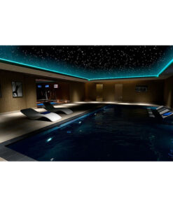 GloboStar® 79614 Κιτ Οπτικής Ίνας Optical Fiber LED 16W AC 230V με 280 Τεμ Οπτικής Ίνας Πάχους 1mm x Μήκους 2M και Ασύρματο Χειριστήριο RGBW