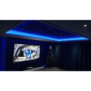 GloboStar® 79614 Κιτ Οπτικής Ίνας Optical Fiber LED 16W AC 230V με 280 Τεμ Οπτικής Ίνας Πάχους 1mm x Μήκους 2M και Ασύρματο Χειριστήριο RGBW