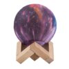 GloboStar® CALLISTO 79615 Μοντέρνο Επιτραπέζιο Φωτιστικό Πορτατίφ LED 2W 100lm 360° DC 5V – Εναλλαγή Φωτισμού μέσω Τηλεχειριστηρίου & Αφής – Dimmable – RGBW – Φ10 x Υ13.5 – Πολύχρωμο