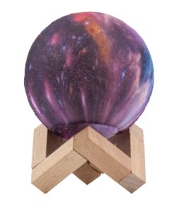 GloboStar® CALLISTO 79615 Μοντέρνο Επιτραπέζιο Φωτιστικό Πορτατίφ LED 2W 100lm 360° DC 5V – Εναλλαγή Φωτισμού μέσω Τηλεχειριστηρίου & Αφής – Dimmable – RGBW – Φ10 x Υ13.5 – Πολύχρωμο