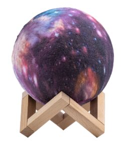 GloboStar® CALLISTO 79616 Μοντέρνο Επιτραπέζιο Φωτιστικό Πορτατίφ LED 4W 200lm 360° DC 5V – Εναλλαγή Φωτισμού μέσω Τηλεχειριστηρίου & Αφής – Dimmable – RGBW – Φ15 x Υ19 – Πολύχρωμο