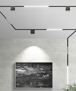 LED Μαγνητικό Φωτιστικό Ράγας 10W V-TAC Μαύρο CRI 90 24V 30° Θερμό 3000K – 7962