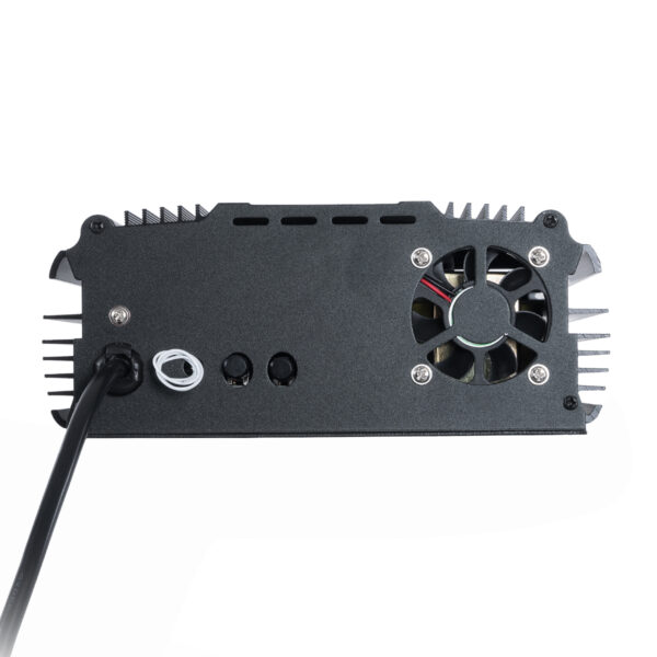 GloboStar® 79624 Μηχανή Οπτικής Ίνας Μονής Κεφαλής – Fiber Optic Light Machine Single Head LED 45W AC 220-240V με Ασύρματο Χειριστήριο RF 2.4Ghz Μ16 x Π26 x Υ8.5cm RGBW DMX512 – 2 Years Warranty