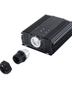 GloboStar® 79624 Μηχανή Οπτικής Ίνας Μονής Κεφαλής – Fiber Optic Light Machine Single Head LED 45W AC 220-240V με Ασύρματο Χειριστήριο RF 2.4Ghz Μ16 x Π26 x Υ8.5cm RGBW DMX512 – 2 Years Warranty