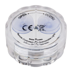 GloboStar® 79626 Υποβρύχια Διακοσμητική Φωτιζόμενη Βάση LED 5W για Μπουκάλια – Ποτήρια – Βάζα – Ναργιλέ Μπαταρίας με Ασύρματο Χειριστήριο IR Αδιάβροχη IP68 Πολύχρωμη RGB Dimmable
