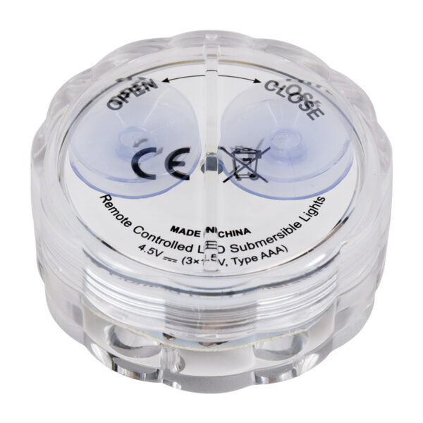 GloboStar® 79626 Υποβρύχια Διακοσμητική Φωτιζόμενη Βάση LED 5W για Μπουκάλια – Ποτήρια – Βάζα – Ναργιλέ Μπαταρίας με Ασύρματο Χειριστήριο IR Αδιάβροχη IP68 Πολύχρωμη RGB Dimmable