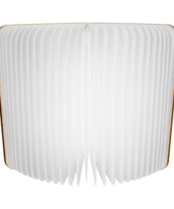 GloboStar® 79636 Vintage Ξύλινο Επιτραπέζιο Διακοσμητικό Φωτιστικό XL Βιβλίο LED SMD 4W 350lm DC 5V 2000mAh Επαναφορτιζόμενο με Καλώδιο Τροφοδοσίας USB RGB 21.5 x 16.5 x 2.2cm