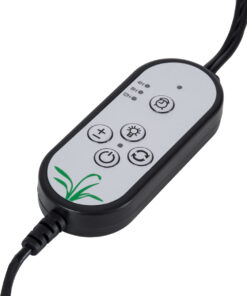 GloboStar® 79651 Grow Light Hydro Spectrum LED Φωτιστικό Ανάπτυξης Υδροπονικών Φυτών Γλάστρας με 2 Κινούμενες Κεφαλές & Βάση Clip SMD 2835 10W 160° DC 5V IP20 με Dimmer & Timer Εσωτερικού Χώρου για Κάλυψη Επιφάνειας 0.6m x 0.6m Πλήρους Φάσματος Φωτισμού