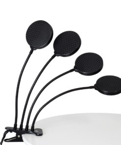 GloboStar® 79655 Grow Light Hydro Spectrum LED Φωτιστικό Ανάπτυξης Υδροπονικών Φυτών Γλάστρας με 4 Κινούμενες Κεφαλές & Βάση Clip SMD 2835 20W 160° DC 5V IP20 με Dimmer & Timer Εσωτερικού Χώρου για Κάλυψη Επιφάνειας 1m x 1m Πλήρους Φάσματος Φωτισμού