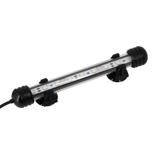 GloboStar® 79671 Φωτιστικό Ενυδρείου 28cm LED 3W 180° AC 230V Αδιάβροχο IP68 με Ασύρματο Χειριστήριο IR Πολύχρωμο RGB