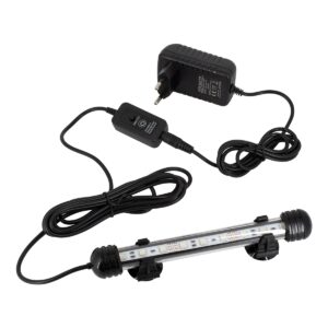 GloboStar® 79671 Φωτιστικό Ενυδρείου 28cm LED 3W 180° AC 230V Αδιάβροχο IP68 με Ασύρματο Χειριστήριο IR Πολύχρωμο RGB
