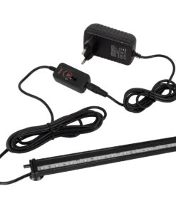 GloboStar® 79675 Φωτιστικό Ενυδρείου & Οξυγονωτής / Μηχανισμός Φυσαλίδων 30cm LED 12W 180° AC 230V Αδιάβροχο IP68 με Ασύρματο Χειριστήριο IR Πολύχρωμο RGB Dimmable