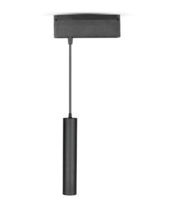 LED Μαγνητικό Κρεμαστό Φωτιστικό Ράγας 15W V-TAC Μαύρο CRI 90 24V 36° Φυσικό 4000K – 7969