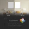 LED Μαγνητικό Κρεμαστό Φωτιστικό Ράγας 15W V-TAC Μαύρο CRI 90 24V 36° Φυσικό 4000K – 7969
