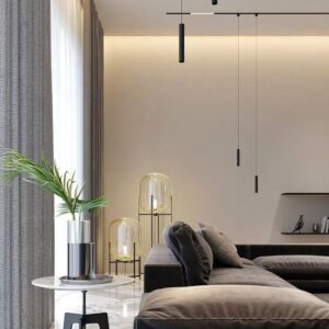 LED Μαγνητικό Κρεμαστό Φωτιστικό Ράγας 15W V-TAC Μαύρο CRI 90 24V 36° Φυσικό 4000K – 7969