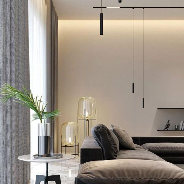 LED Μαγνητικό Κρεμαστό Φωτιστικό Ράγας 15W V-TAC Μαύρο CRI 90 24V 36° Φυσικό 4000K – 7969