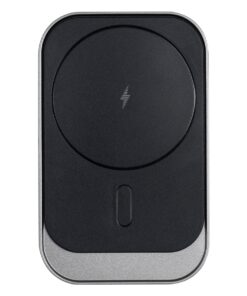 GloboStar® 79695 Μαγνητική Βάση Κινητού Αυτοκινήτου Max 15W USB σε USB Type-C με Κλιπ στον Αεραγωγό – Ασύρματη Φόρτιση MagSafe QuickCharge 3.0