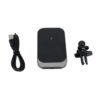 GloboStar® 79695 Μαγνητική Βάση Κινητού Αυτοκινήτου Max 15W USB σε USB Type-C με Κλιπ στον Αεραγωγό – Ασύρματη Φόρτιση MagSafe QuickCharge 3.0