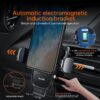 GloboStar® 79696 Μαγνητική Βάση Κινητού Αυτοκινήτου Smart Chip Max 15W USB σε USB Type-C με Κλιπ στον Αεραγωγό – Ασύρματη Φόρτιση και Υποστήριξη προσαρμογής για Διαφορετικά Κινητά Τηλέφωνα MagSafe QuickCharge 3.0