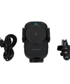 GloboStar® 79696 Μαγνητική Βάση Κινητού Αυτοκινήτου Smart Chip Max 15W USB σε USB Type-C με Κλιπ στον Αεραγωγό – Ασύρματη Φόρτιση και Υποστήριξη προσαρμογής για Διαφορετικά Κινητά Τηλέφωνα MagSafe QuickCharge 3.0