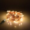 GloboStar® 79721 Διακοσμητική Γιρλάντα 5 Μέτρων 50 LED USB 5 Volt 3 Watt με Χάλκινο Συρμάτινο Καλώδιο Θερμό Λευκό 3000k