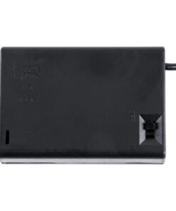 GloboStar® 79791 Box Τροφοδοσίας για Γιρλάντες LED USB 2.0 DC 5V με Μπαταρίες 3 x AA (Δεν Περιλαμβάνονται) & Διακόπτη On/Off – Μαύρο